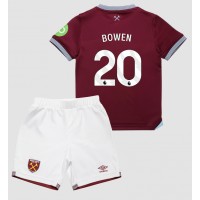 West Ham United Jarrod Bowen #20 Domáci Detský futbalový dres 2025-26 Krátky Rukáv (+ trenírky)